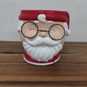 Vaso Louça 'Pai Natal c/ Óculos' - V. 12
