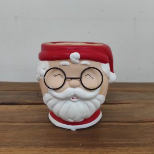 Vaso Louça 'Pai Natal c/ Óculos' - V. 19