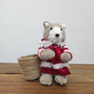 Ursinha c/ vaso em Sisal - V. 6