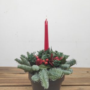 Arranjo Natal C/ Vaso Preto