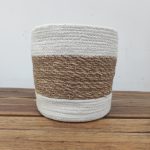 Cesto de Juta e Seagrass - Pequeno