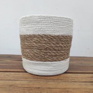 Cesto de Juta e Seagrass - Pequeno