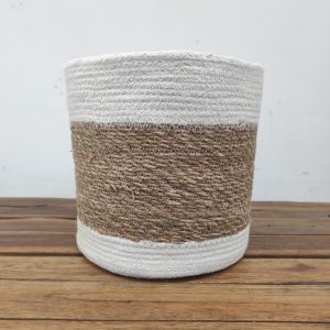 Cesto de Juta e Seagrass - Médio