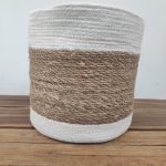 Cesto de Juta e Seagrass - Grande