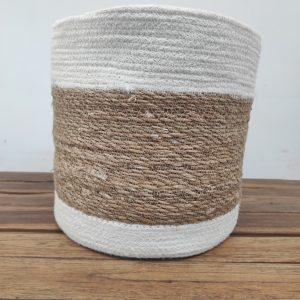 Cesto de Juta e Seagrass - Grande