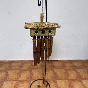 Caça-Sonhos Com Abrigo Para Pássaros