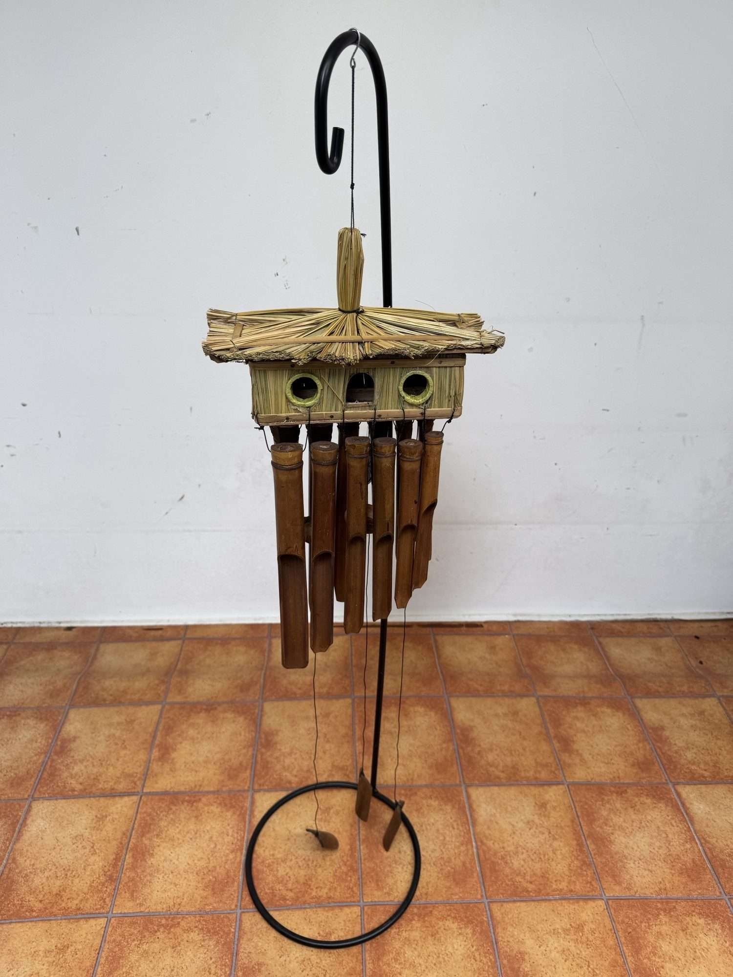 Caça-Sonhos Com Abrigo Para Pássaros