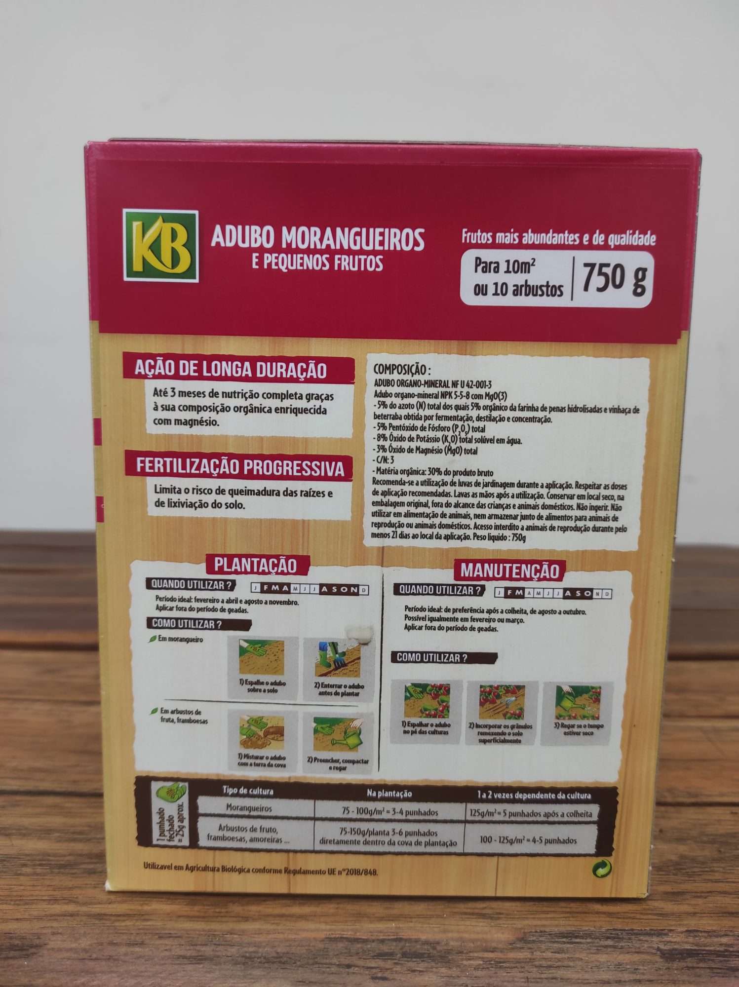 Adubo Granulado Morangueiros | 750 Gr. - Image 2