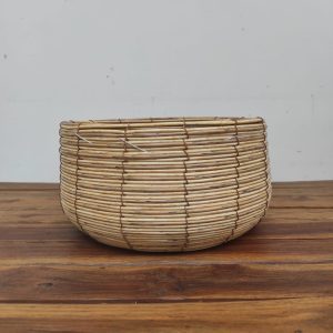 Vaso Em Vime Natural - Grande