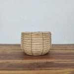 Vaso Em Vime Natural - Pequeno