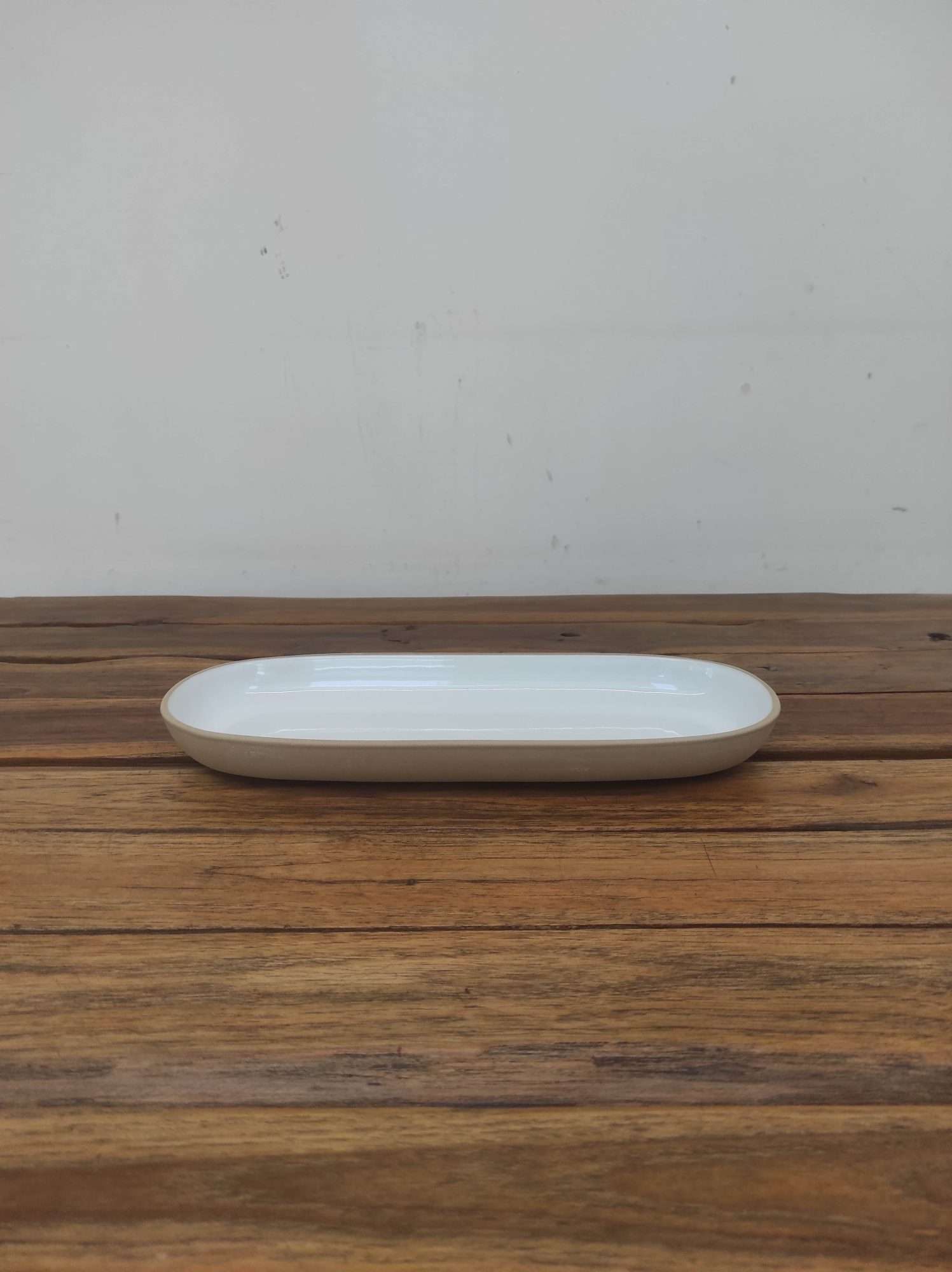 Travessa Oval Areia - 31 cm