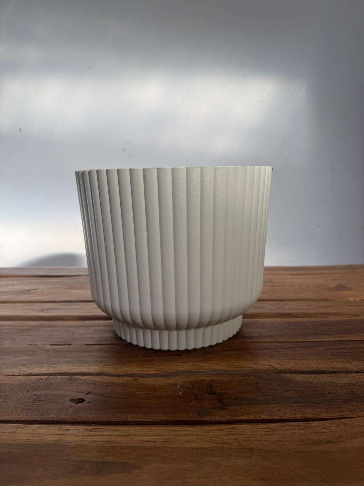 Vaso Miami Creme- 25 Cm