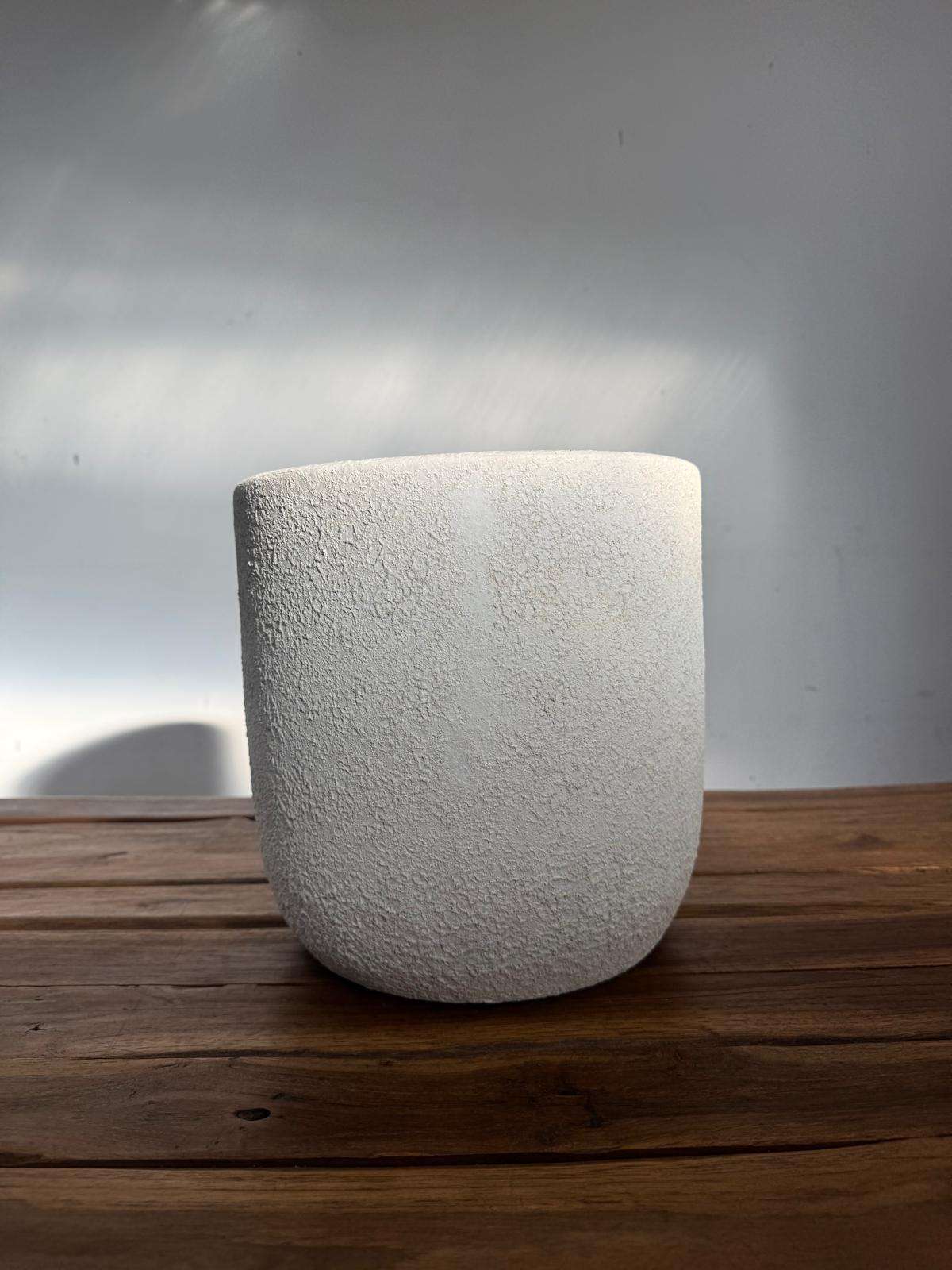 Vaso Atlas Creme - 25 cm