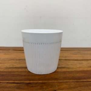 Vaso Decorativo Branco - 12 cm