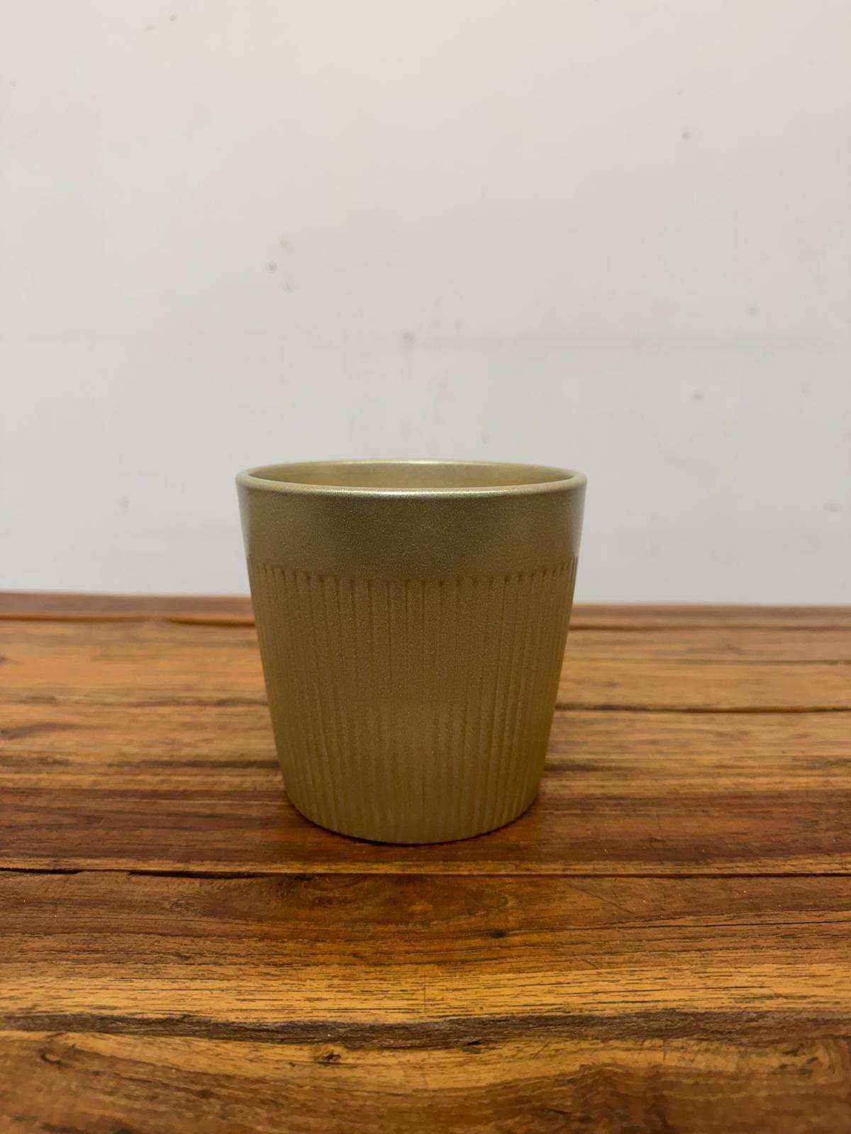 Vaso Decorativo Dourado - 12 cm